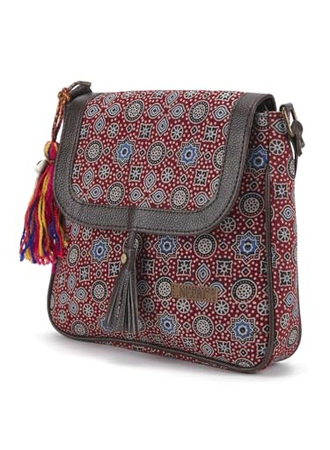 NEPRI Printed Sling Bag | Crossbody Bags for Women Girls | Women's Handbags | Stylish | Vegan Leather Bag | Travel & Office Use | Purse and Wallet | WSL-013-25 - Image 3